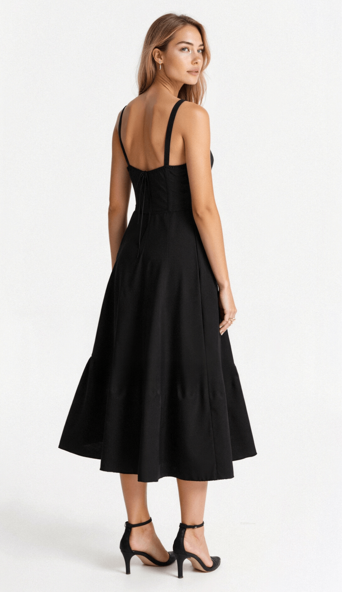 GR | Blumen Kleid für Frauen Midi