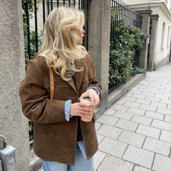 GR | Luxury Suede Women's Jacket