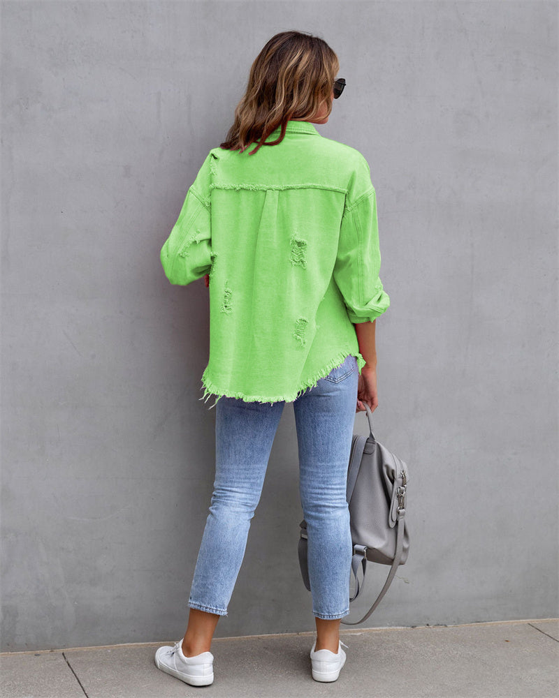 GR | Stylish denim jacket for women