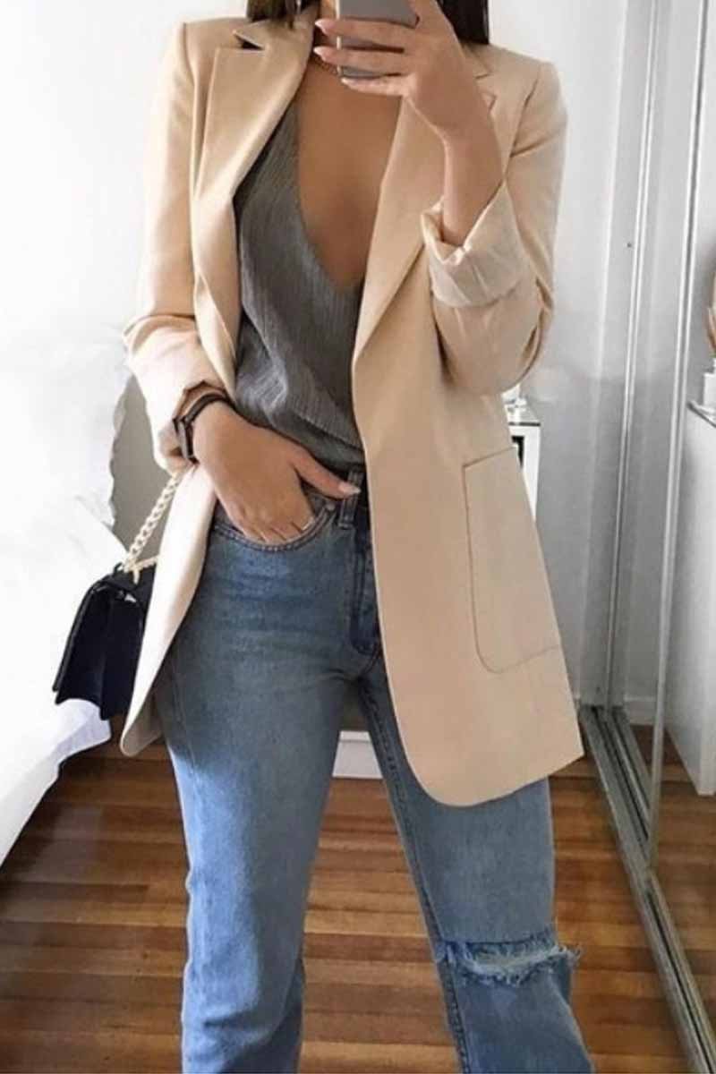 GR | Comfortable long blazer