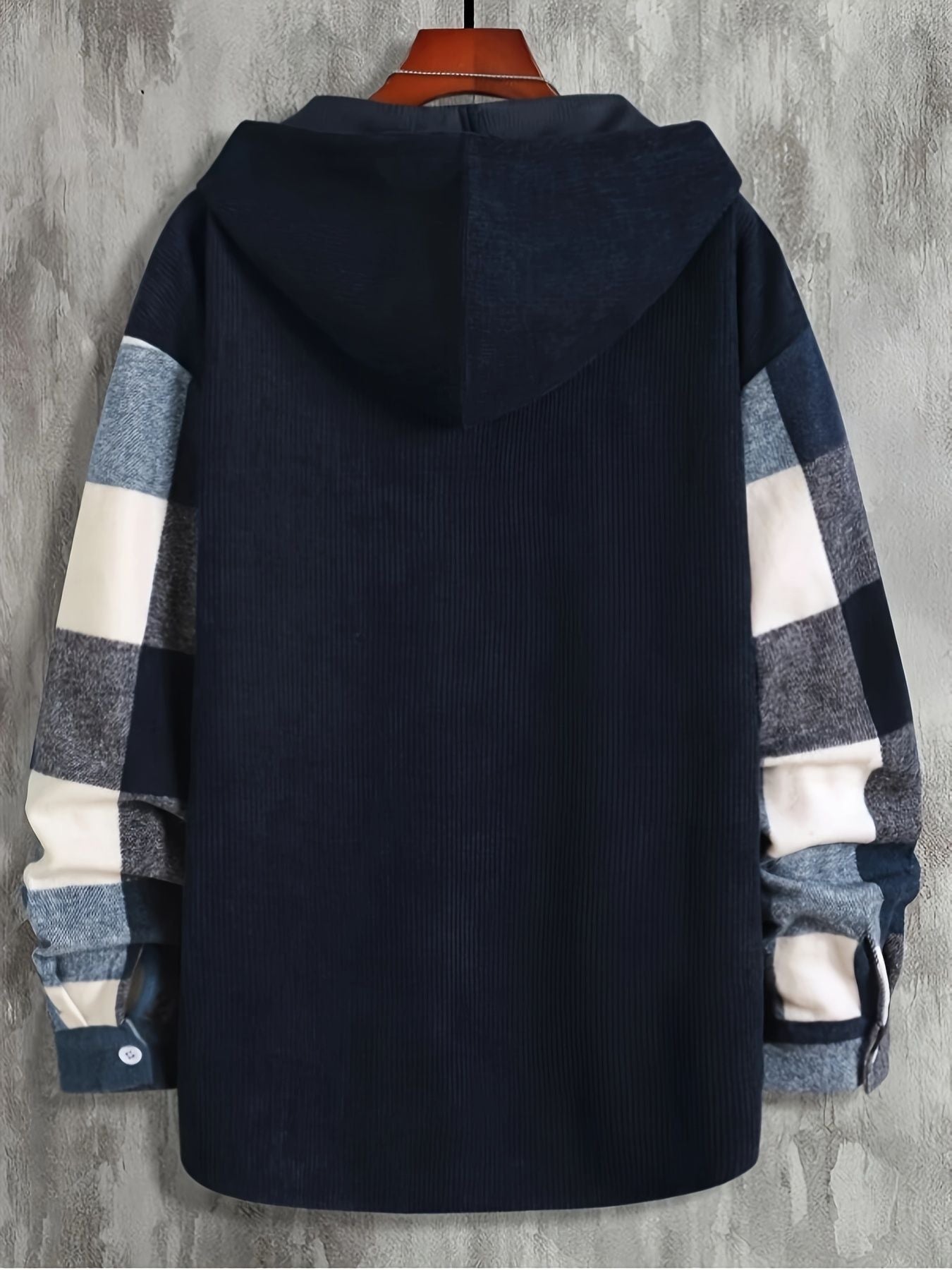 GR | Relax Fit Flannel Shirt with Hood