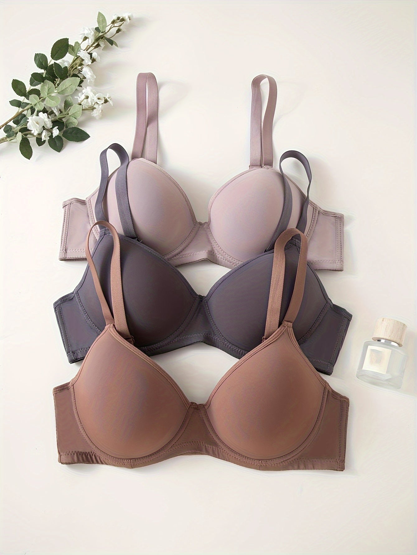 GR | 3-Piece Seamless Anti-Rejection Push-up Bra