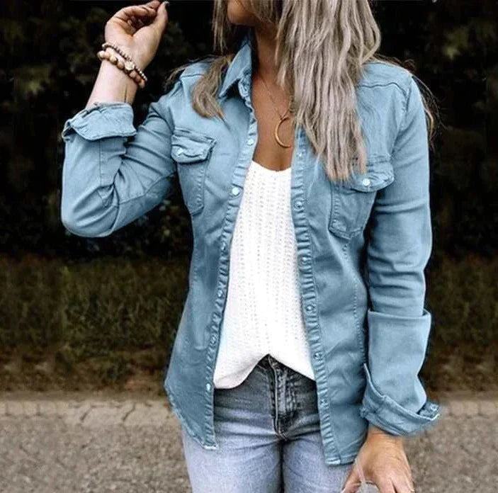 GR - Casual denim soft jacket