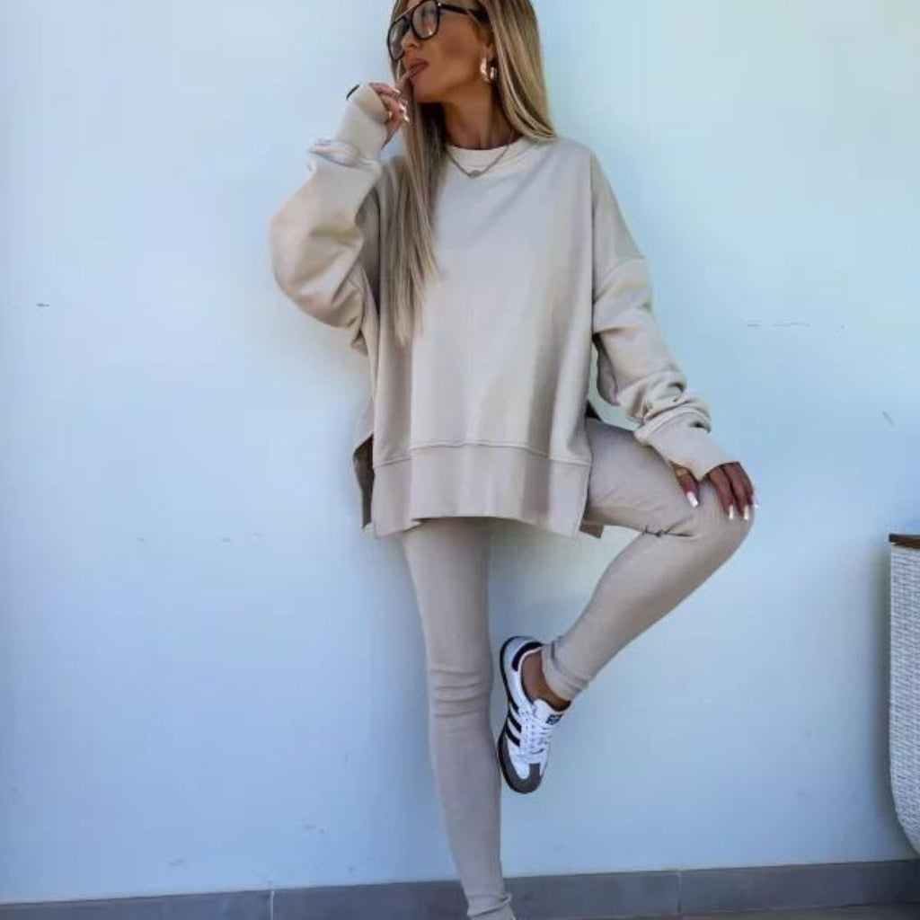 GR | Cozy oversized sweatshirt and leggings set
