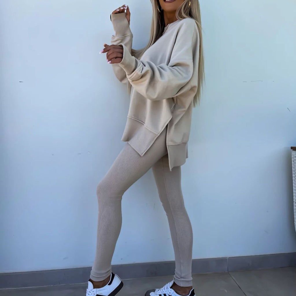 GR | Cozy oversized sweatshirt and leggings set