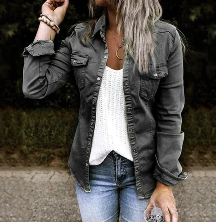 GR - Casual denim soft jacket