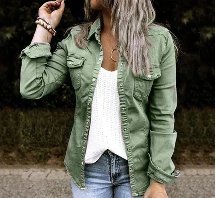 GR - Casual denim soft jacket