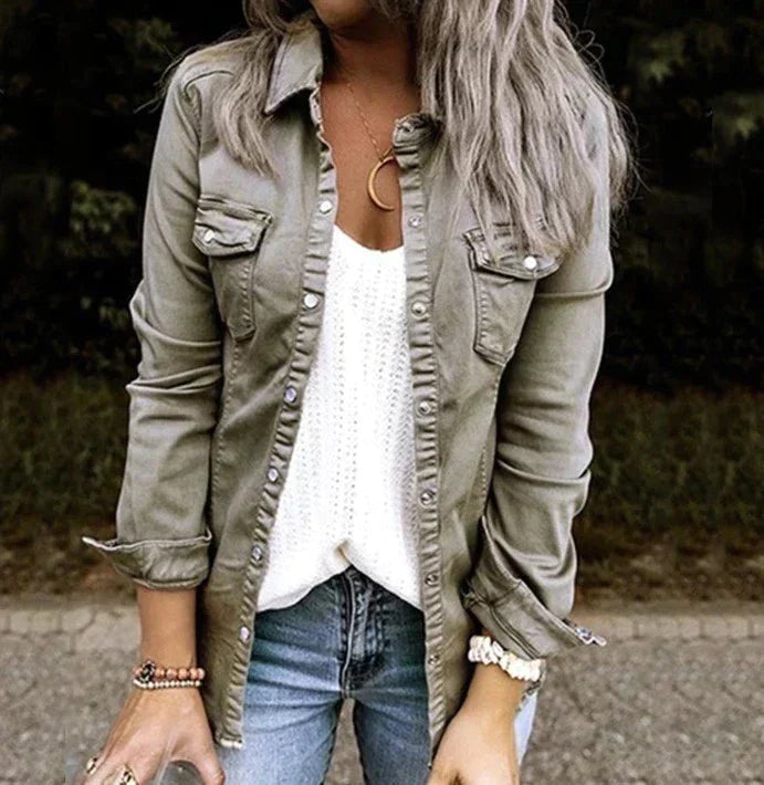 GR - Casual denim soft jacket