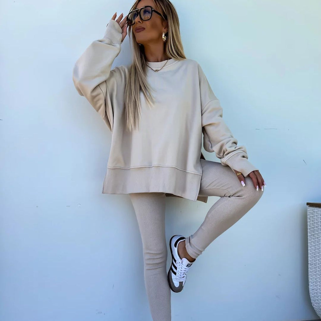 GR | Cozy oversized sweatshirt and leggings set