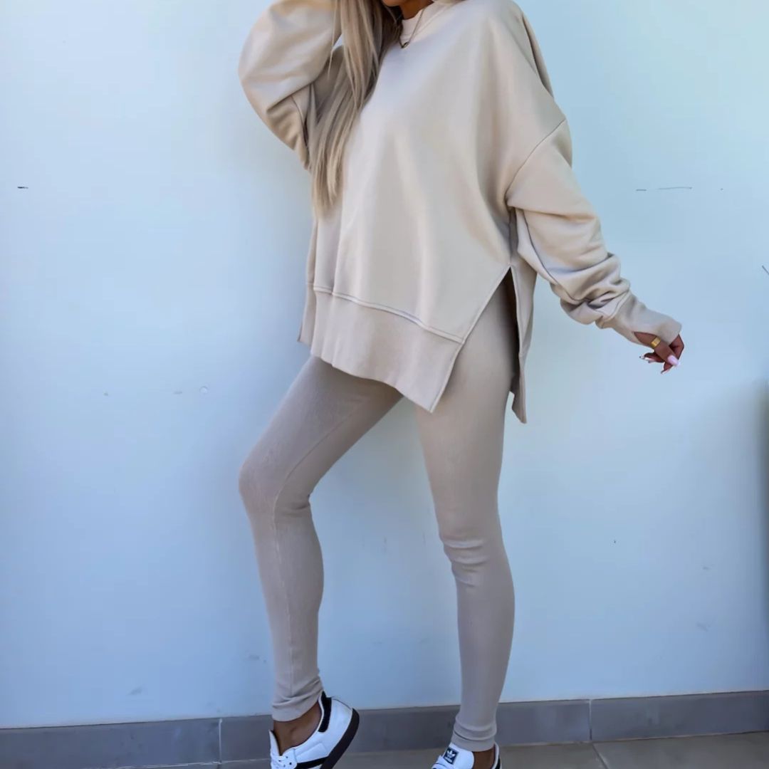GR | Cozy oversized sweatshirt and leggings set