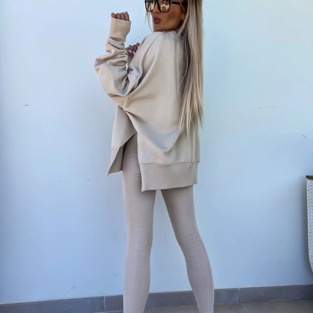 GR | Cozy oversized sweatshirt and leggings set