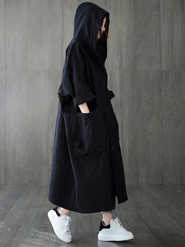 GR | Long Waterproof Trench Coat