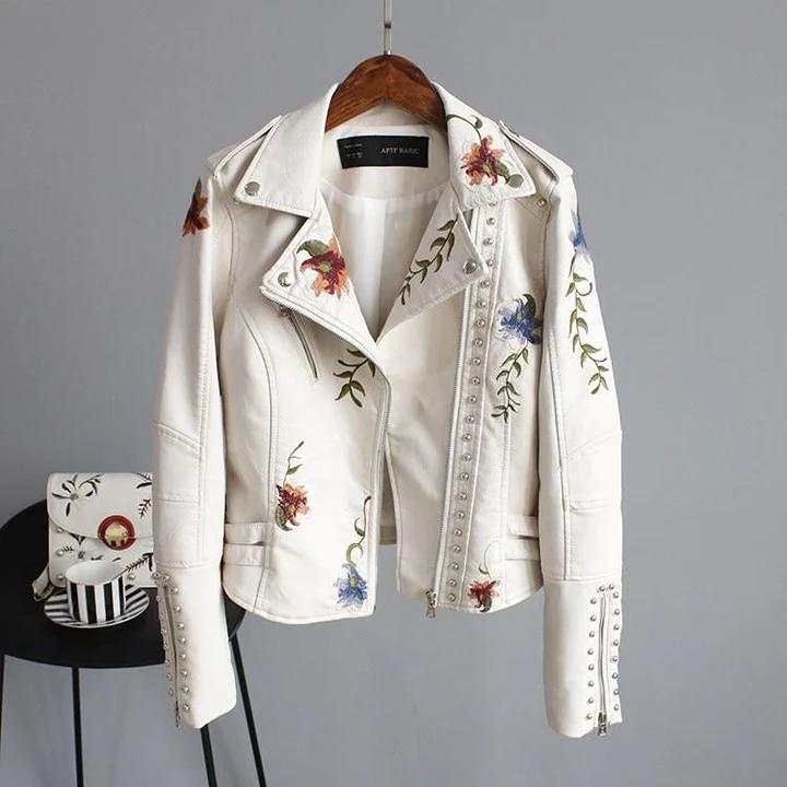 GR | Leather Jacket - Everlasting Chic - Timeless elegance and style for women