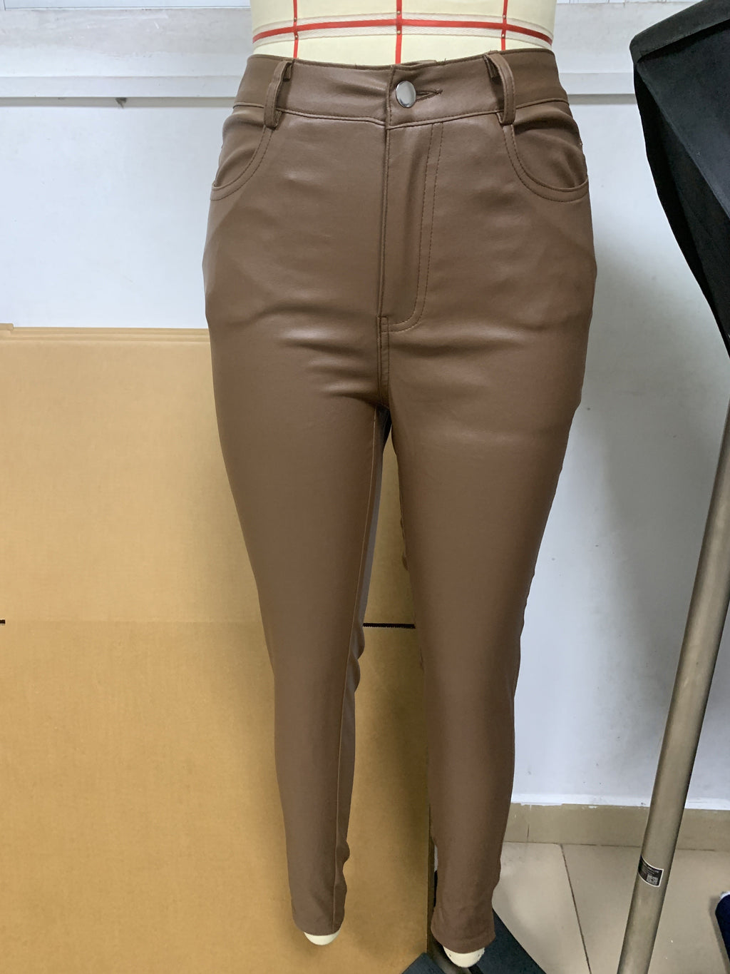 GR | Coated High-Waisted Skinny Jeans