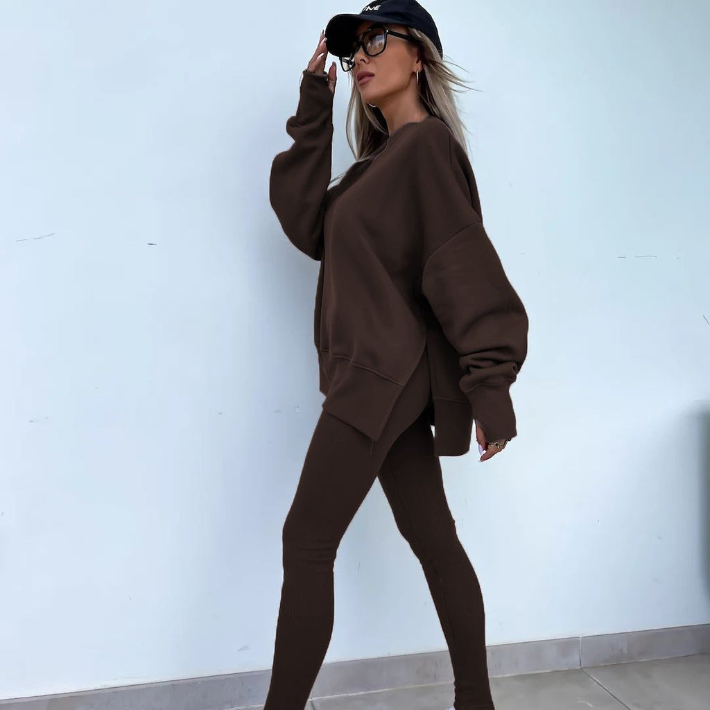 GR | Cozy oversized sweatshirt and leggings set