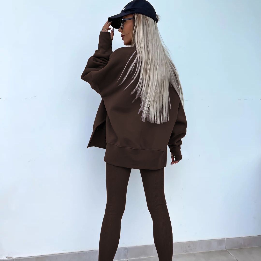 GR | Cozy oversized sweatshirt and leggings set