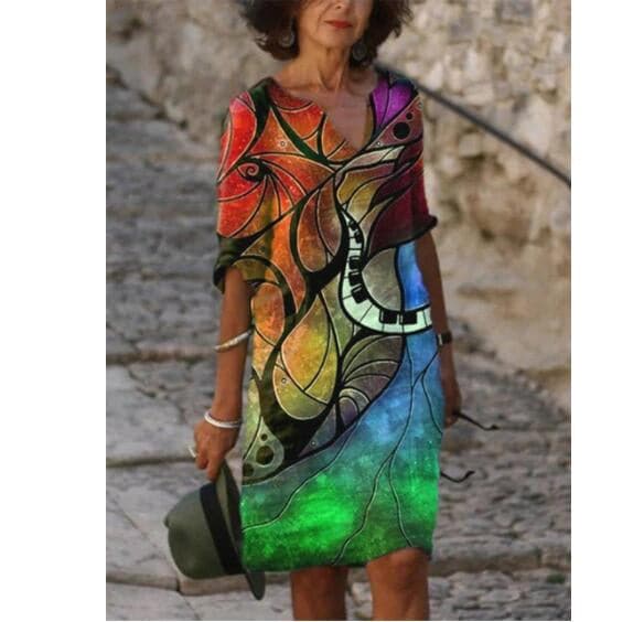 GR | Dresses made from high-quality designer motifs