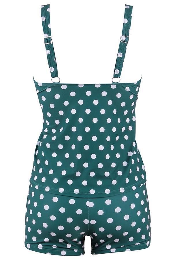 GR | Polka Dot Tankini Set for Women