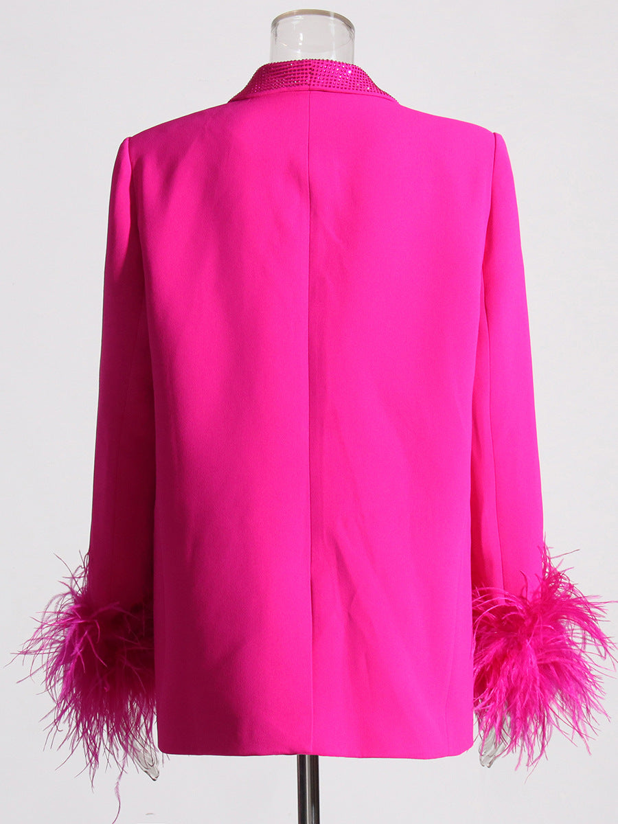 GR women's suit made of fine polyester