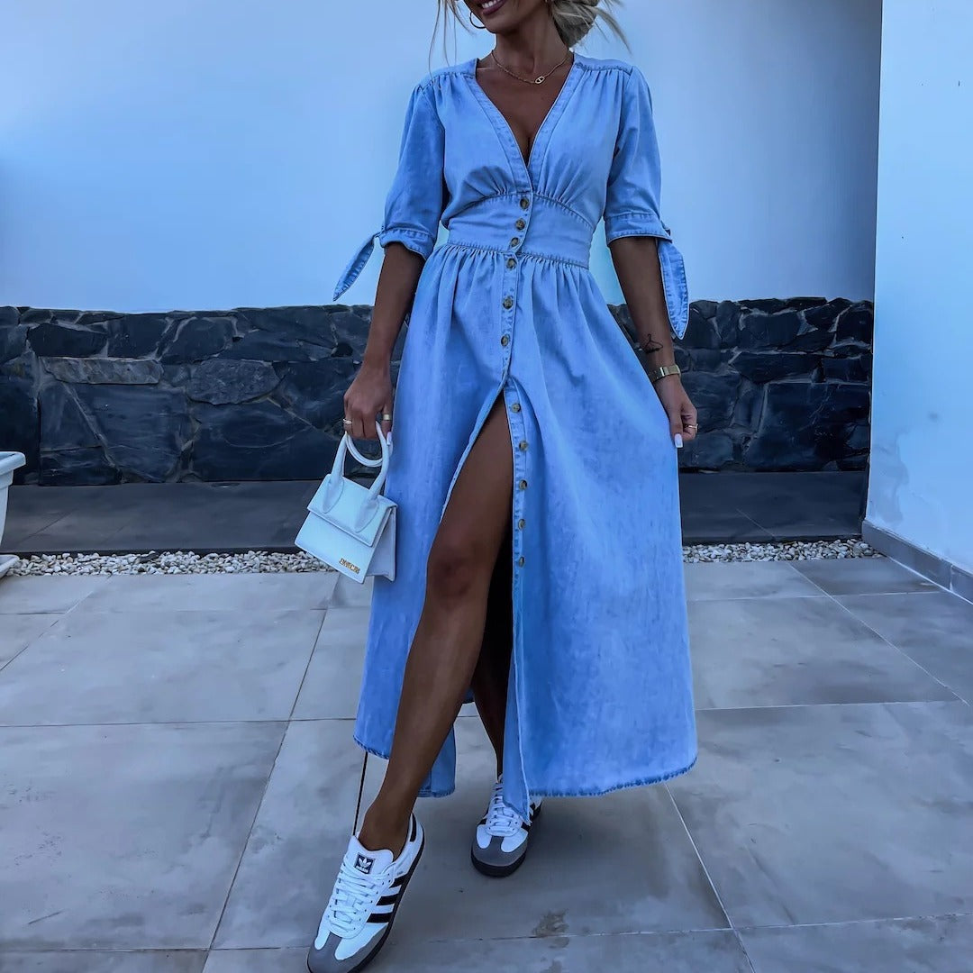 GR | Modernes Denimkleid