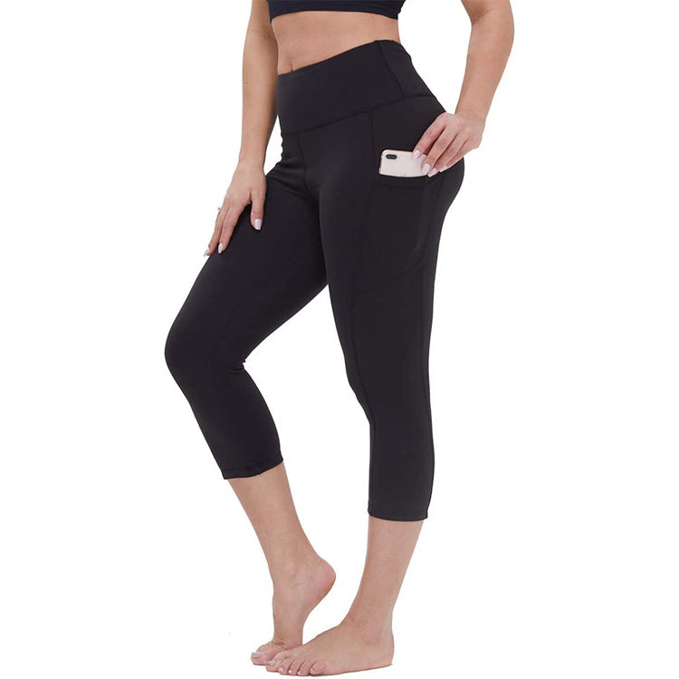 GR | Knee Length Pocket Capri Leggings 13''
