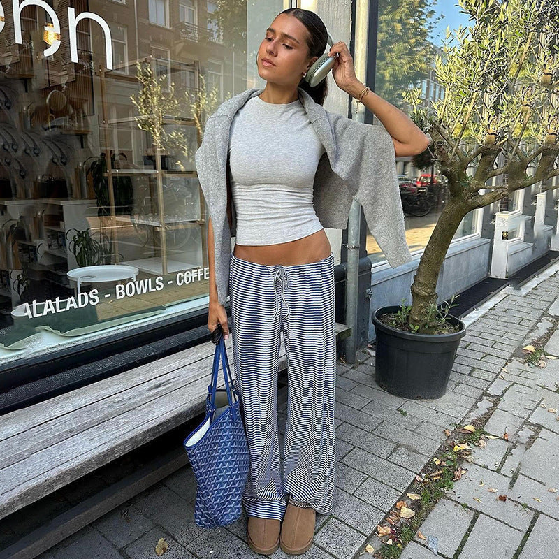 GR | Cool Striped Trousers for a Fresh Look