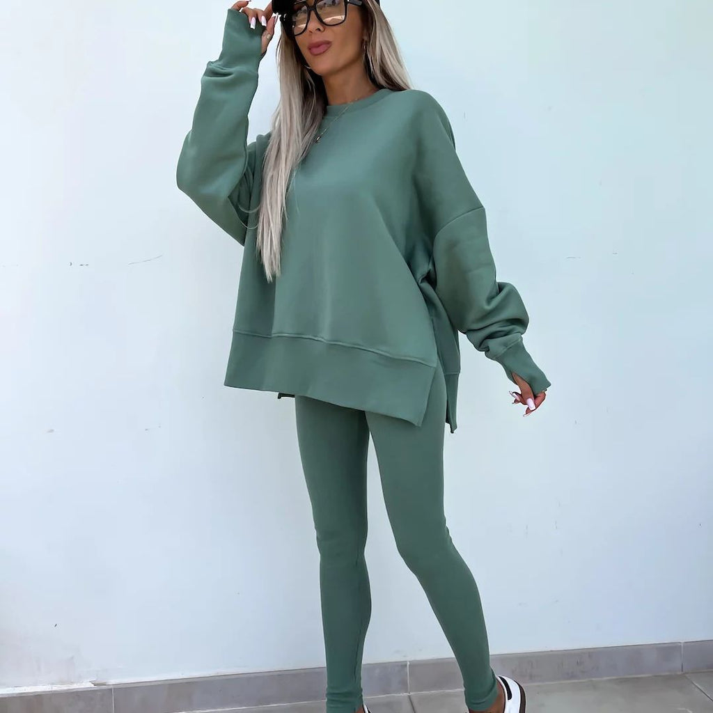 GR | Cozy oversized sweatshirt and leggings set