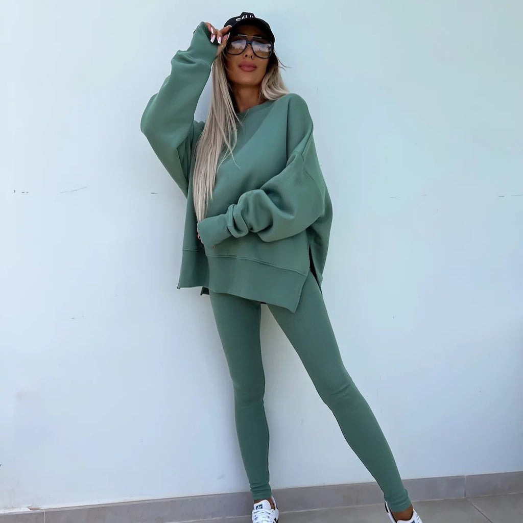 GR | Cozy oversized sweatshirt and leggings set
