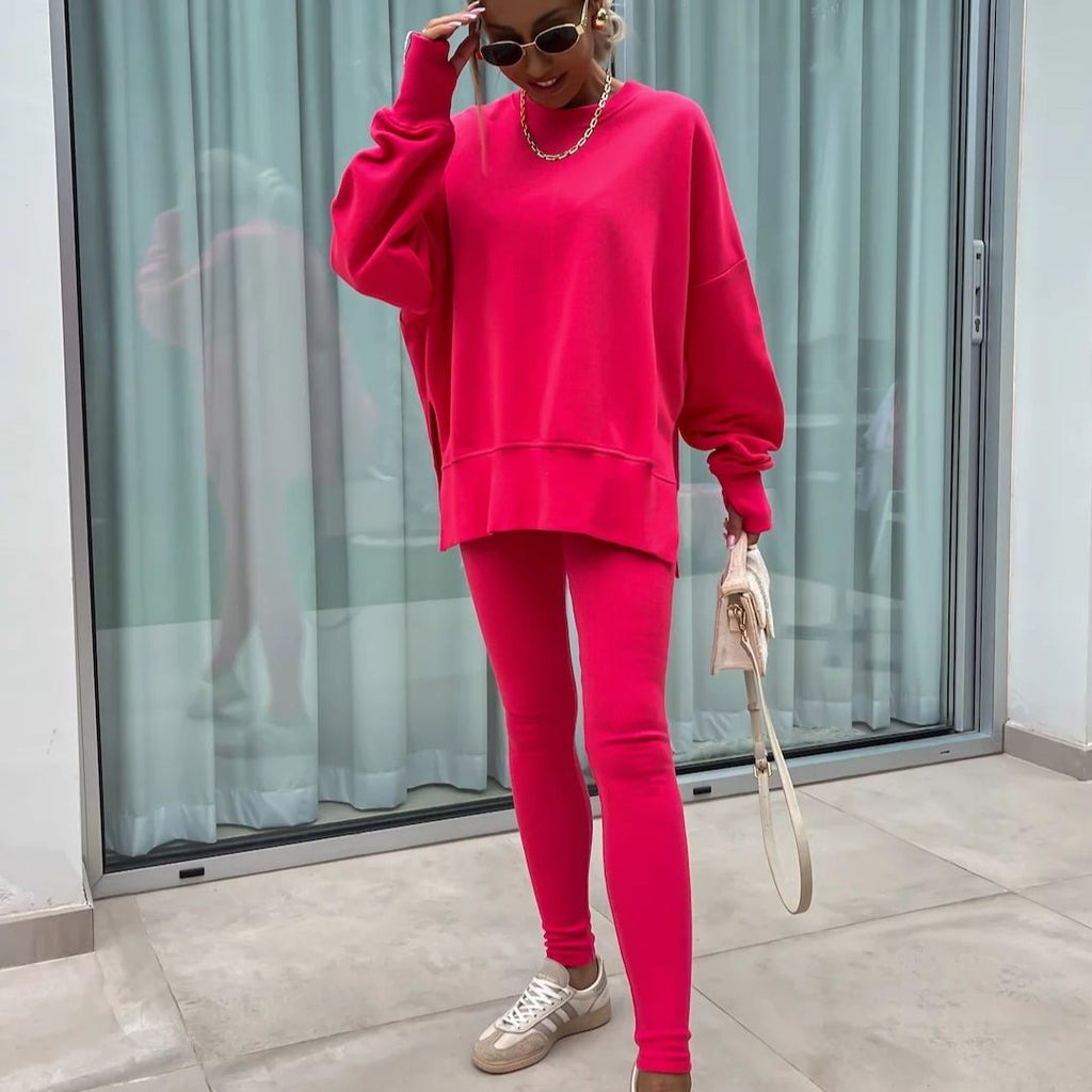 GR | Cozy oversized sweatshirt and leggings set