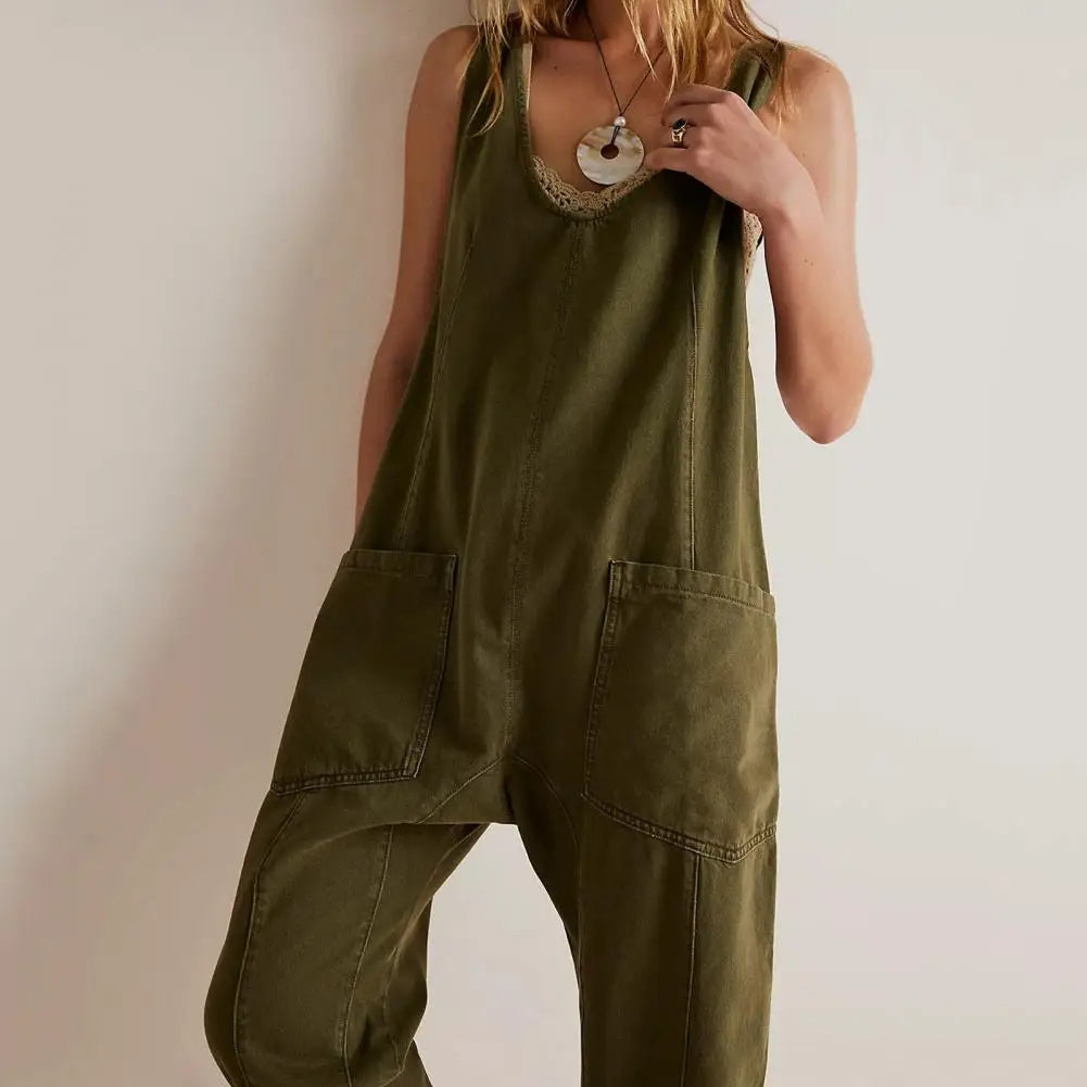 GR | Stylish denim jumpsuit