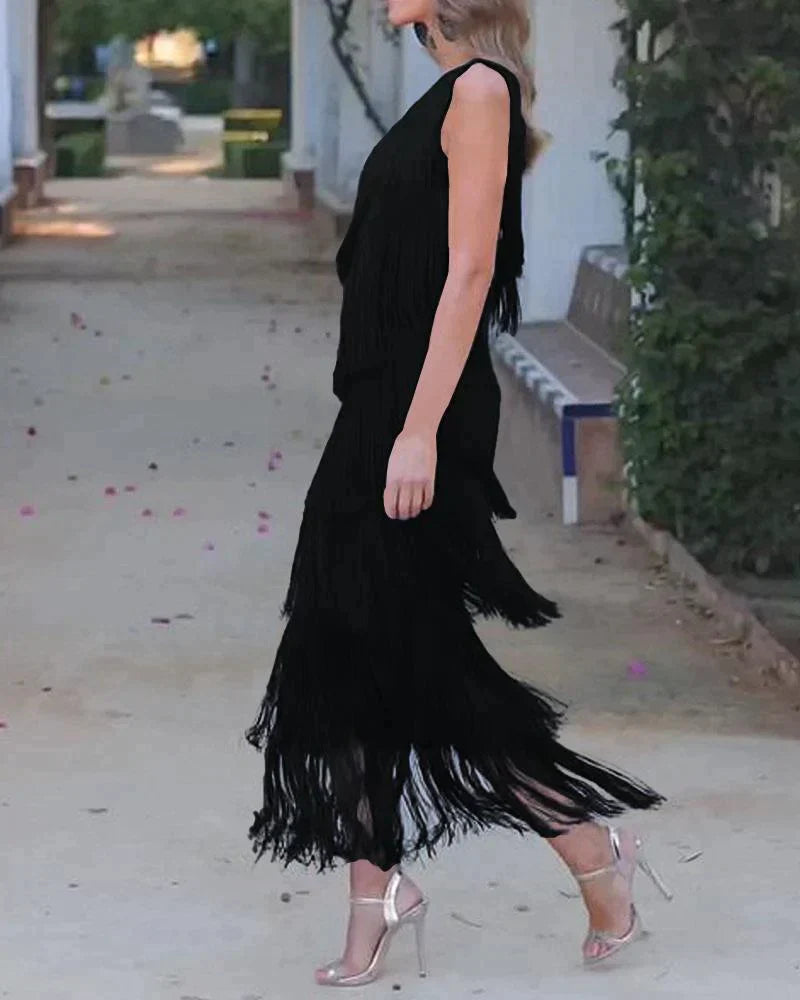 Vienna™ - Dress with tassels 