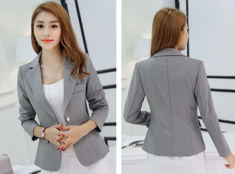 Casual Pockets Short Blazer