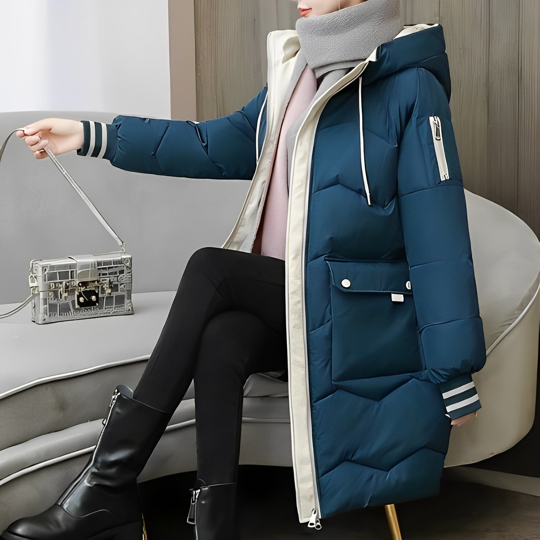 GR | Warm and Long Padded Coat