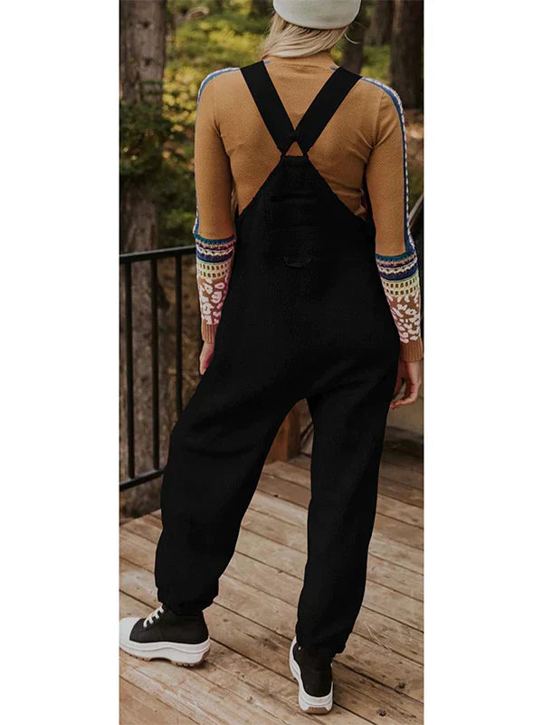 GR | Women's Fleece Thermal Overall with Zippered Pockets 