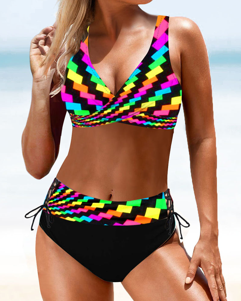 GR | Colorful Bikini Swimsuit