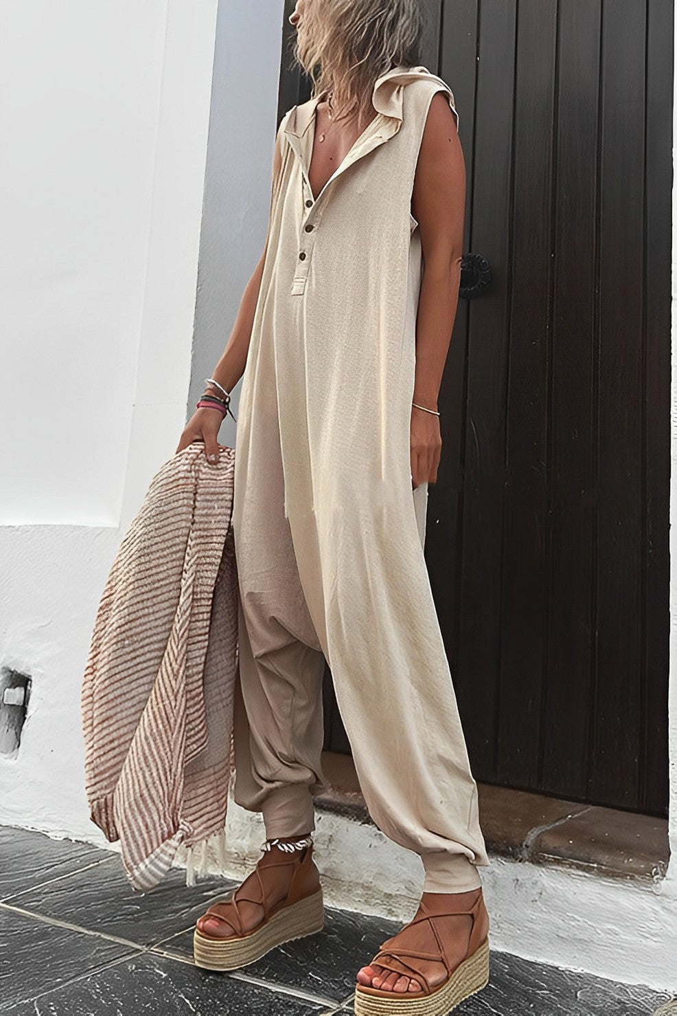 GR | Jumpsuit without buttons | Everyday comfort and style
