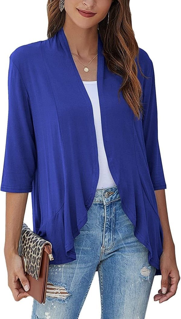 GR | Elegant open-front women's jacket