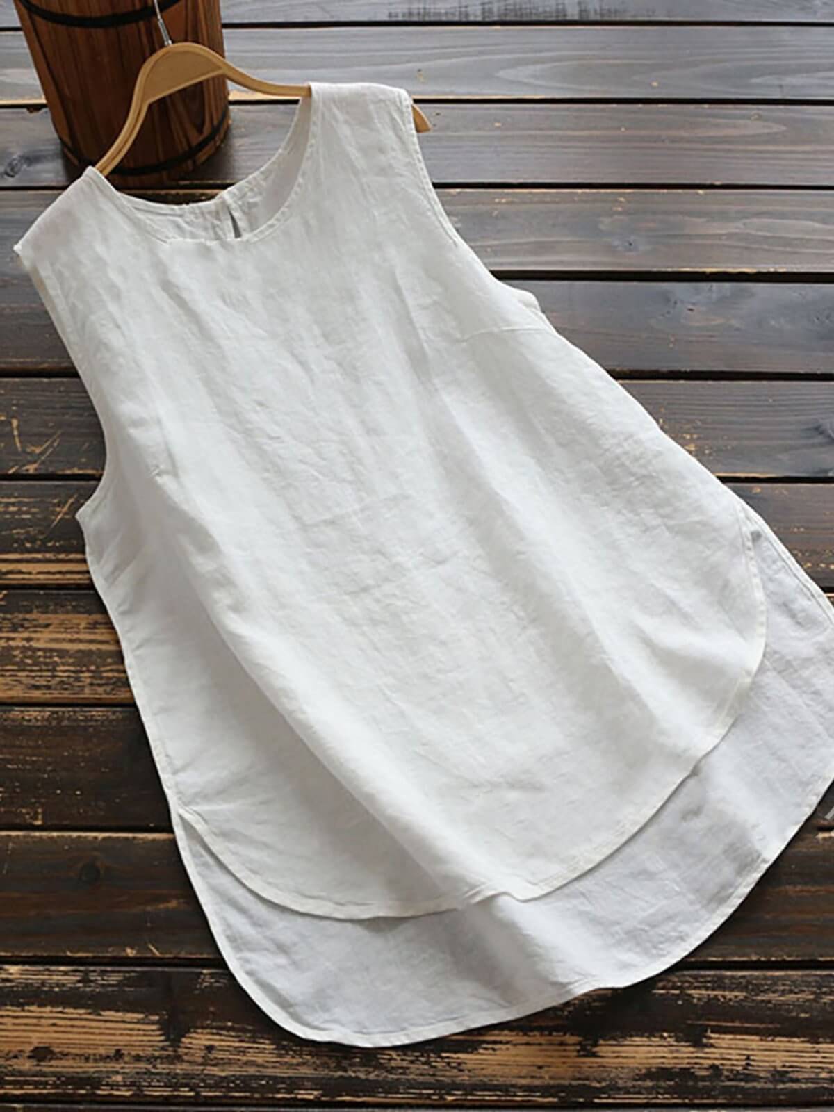 GR | Sleeveless printed shirts & tops 