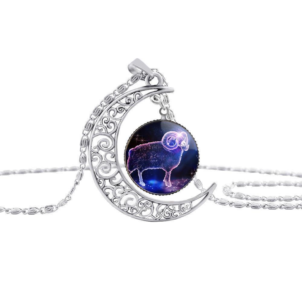 GR | Moon Zodiac Necklace
