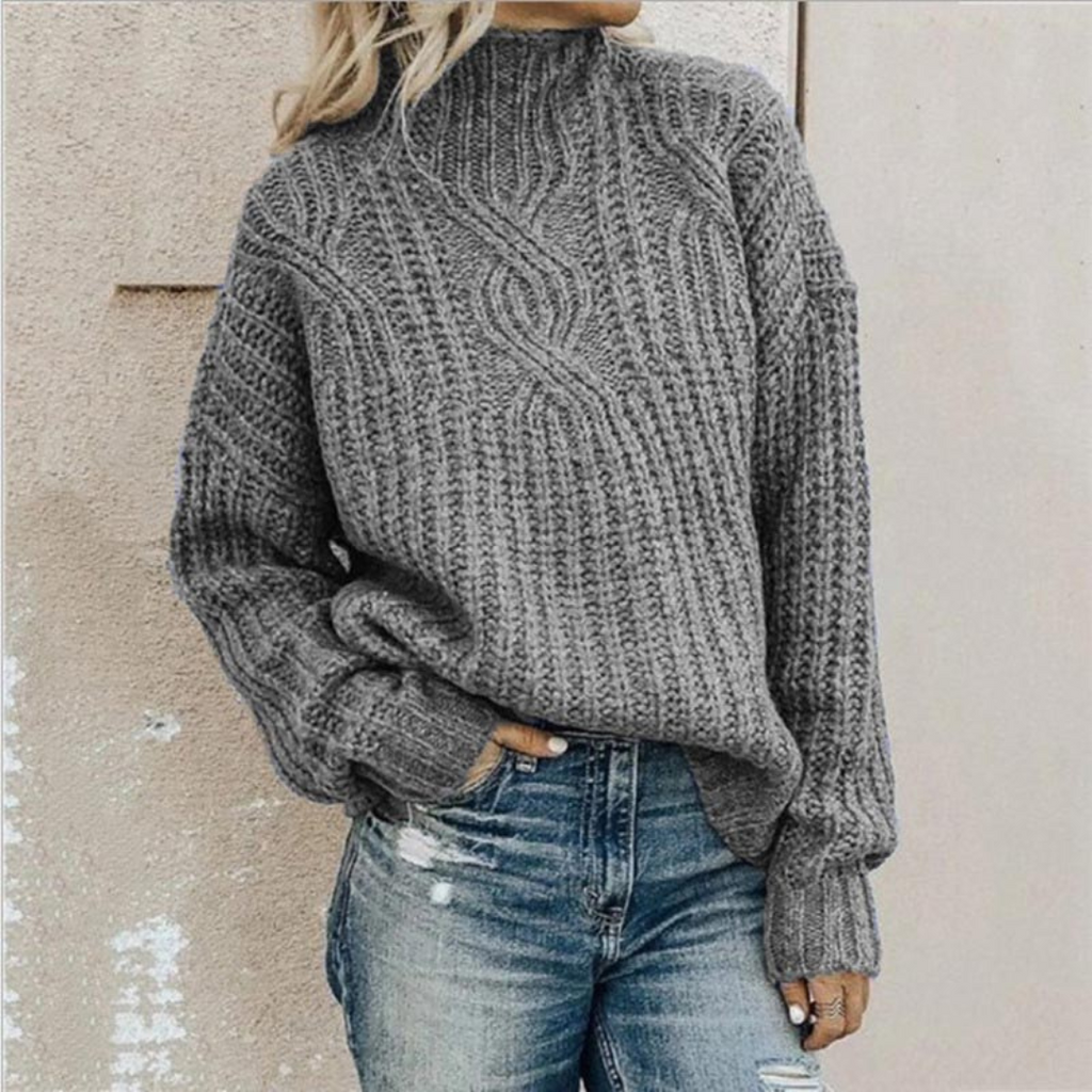 GR | modischer Rollkragenpullover für Frauen