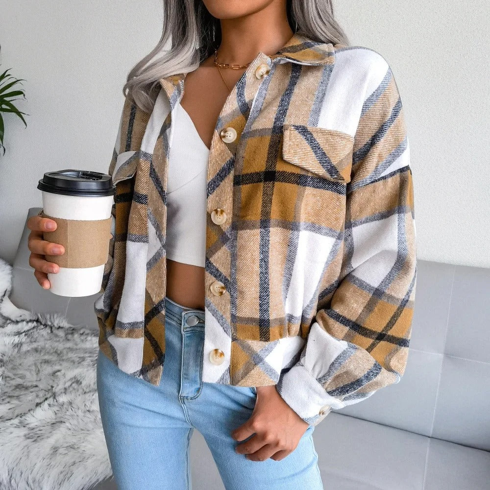 GR | Checkered Summer Jacket for Women