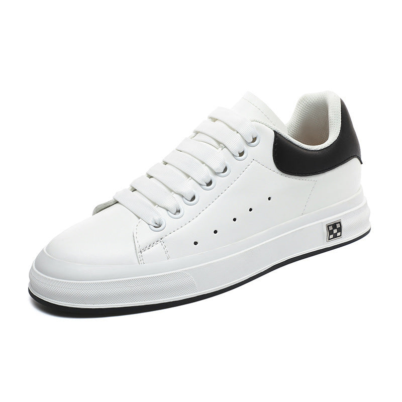 GR | Sneakers with a Heel: Comfortable Casual Shoes with a 6 cm Hidden Heel, Made of Faux Leather, For Everyday & Business