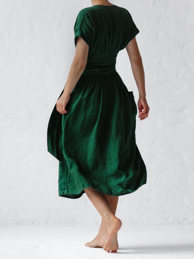 GR | Flowing linen dress