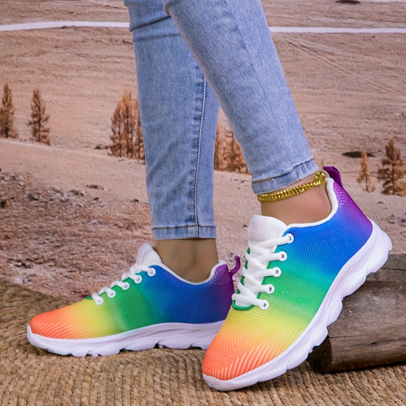 GR | Breathable knitted women's sneakers