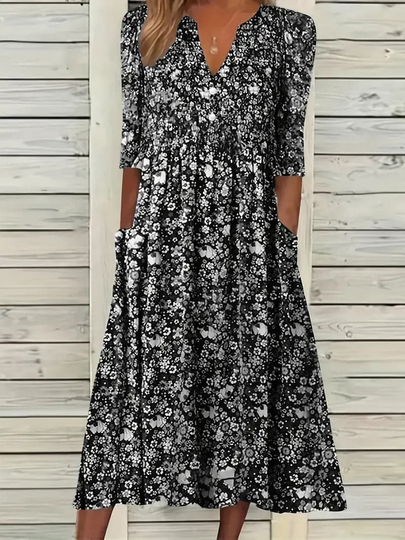 GR | Gorgeous pleated maxi dress