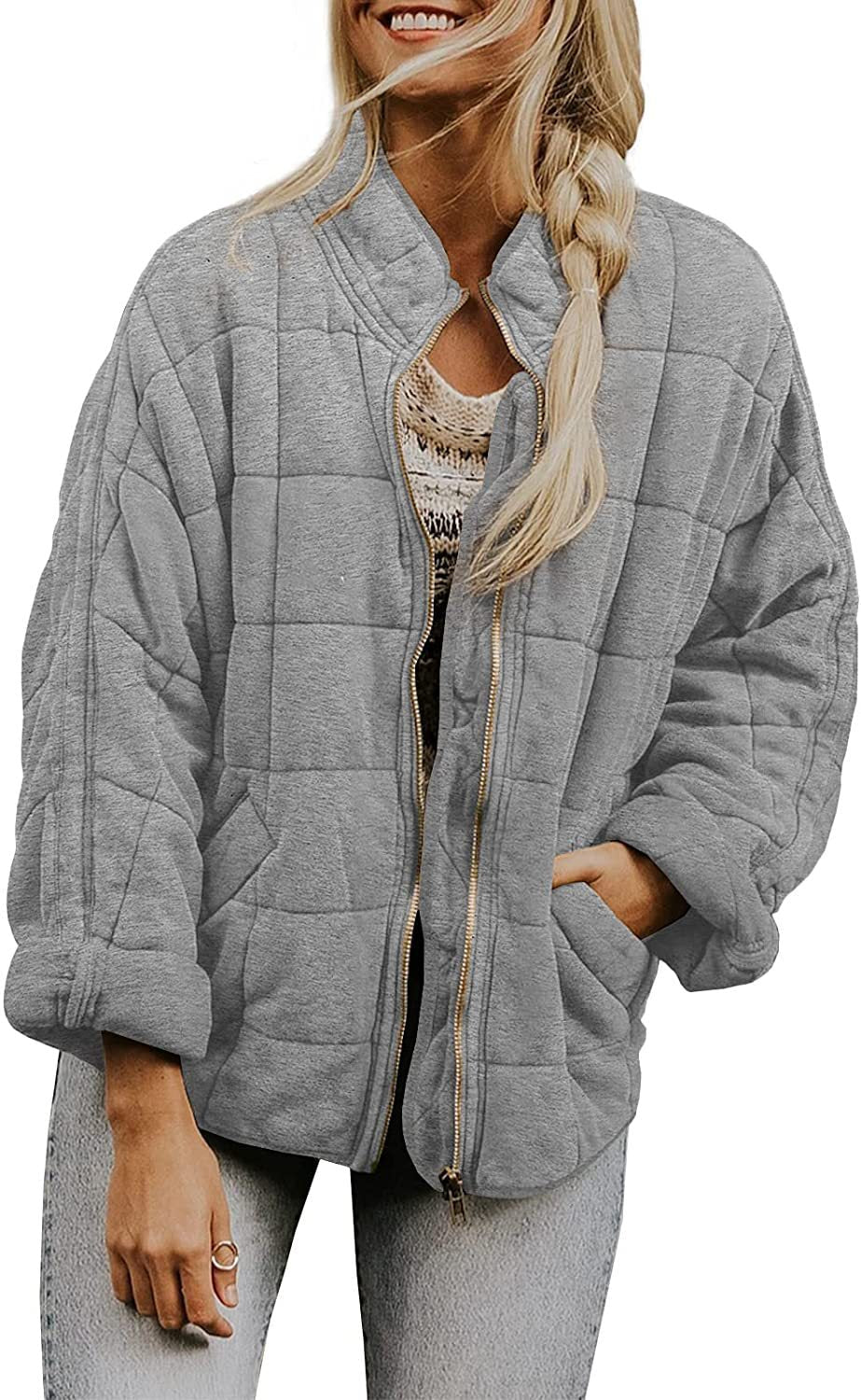 GR | Loose jacket made of thick cotton