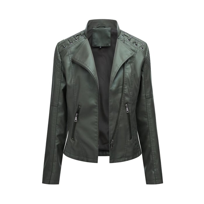 GR | Washed lambskin leather jacket