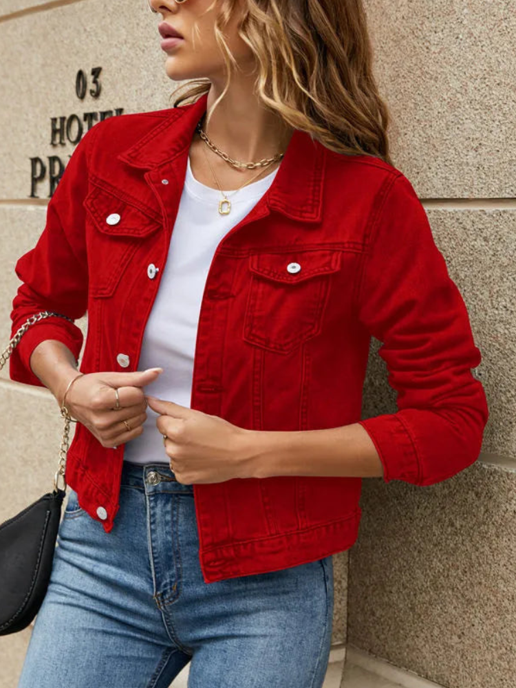 GR | Short casual denim jacket