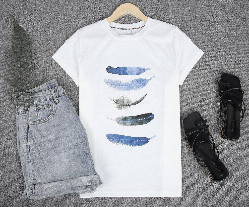GR | Feder Kurzarm T-Shirt