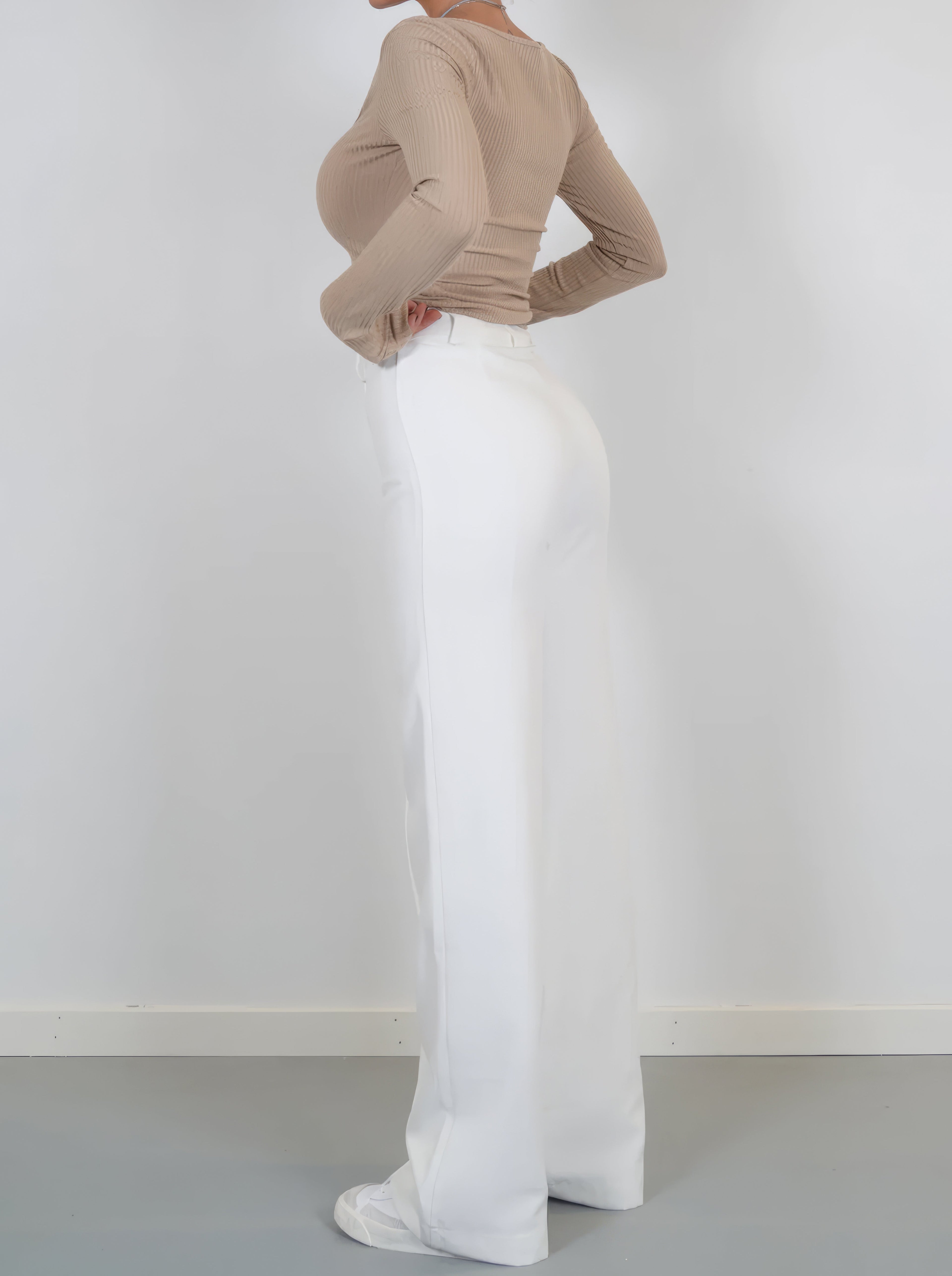 GR | Wide-leg trousers - High waist - Various colours - Fits all body shapes